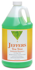 Jeffers Pet Tea Tree Medicated Deodorizing Dog Shampoo for Dry Skin, 17 oz