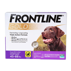 Frontline Gold for Dogs 44-88lbs Single