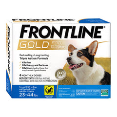 Frontline Gold for Dogs 23-44 lbs  Blue  6 Month