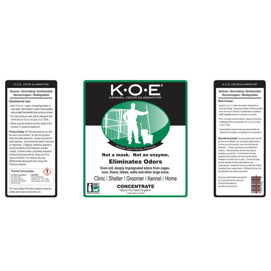 Thornell K.O.E Kennel Odor Eliminator  1 Gallon