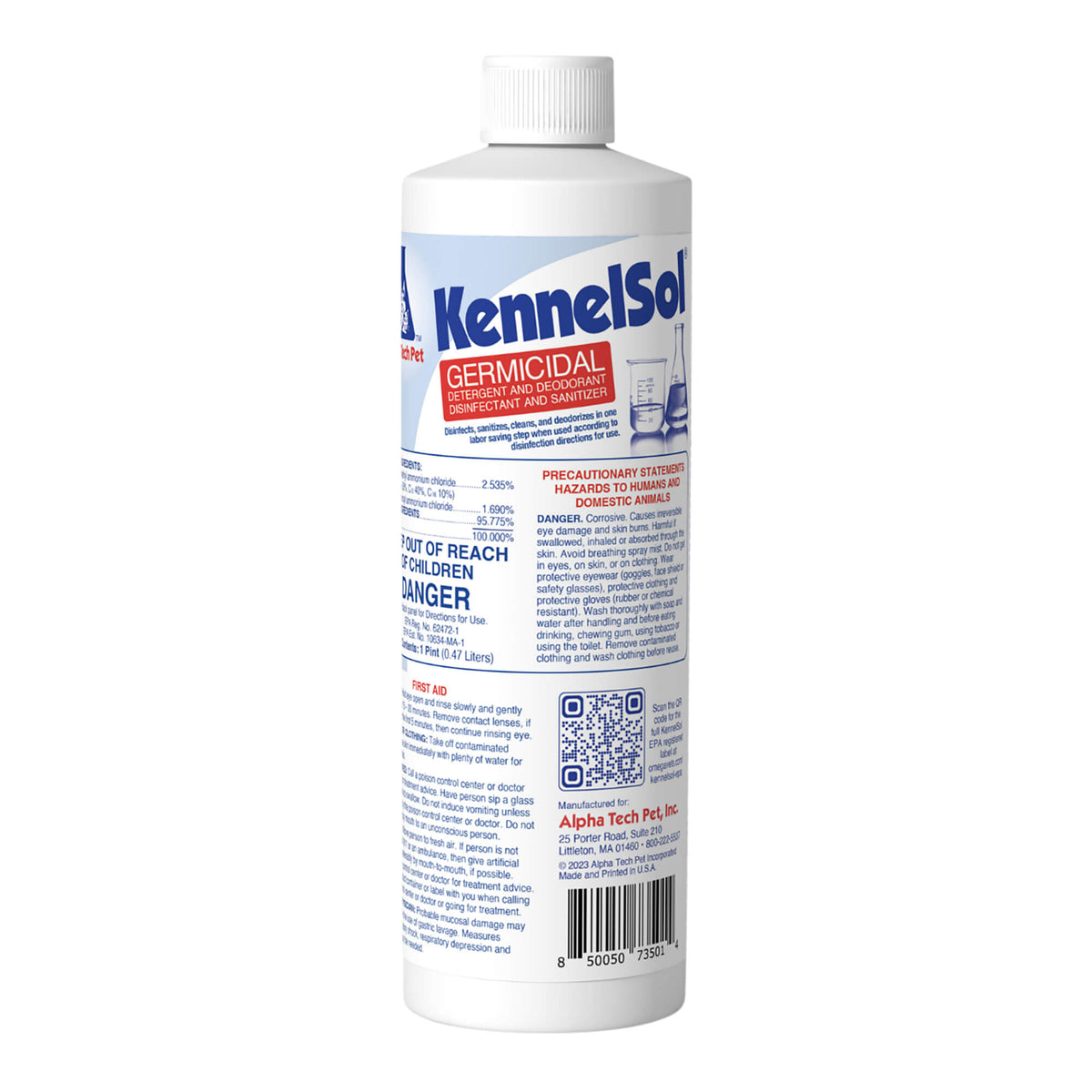 KennelSol Germicidal Detergent & Deodorant  1 Pint
