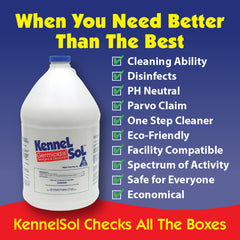 KennelSol Germicidal Detergent & Deodorant  1 Gallon
