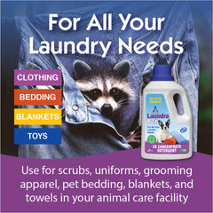 LaundraPet Premium Pet Laundry Detergent Triple Strength  64 fl oz