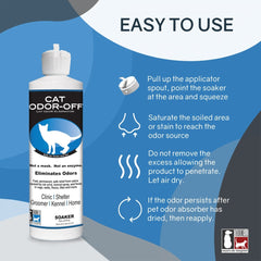 Remojador para eliminar olores de gatos de 473 ml (16 oz)