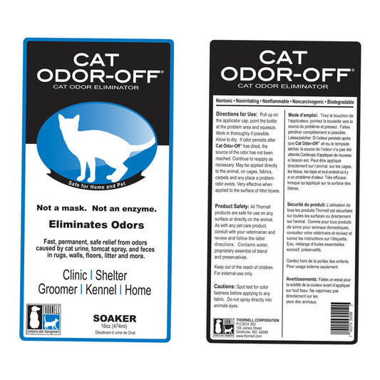 Cat Odor-Off Soaker  16 oz