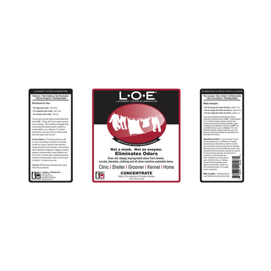 L.O.E. Laundry Odor Eliminator Concentrate, Gallon