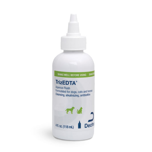 TrizEDTA Enjuague acuoso para perros, gatos y caballos, 118 ml