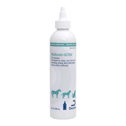 MalAcetic ULTRA Otic Cleanser for Dogs, Cats, and Horses, 8 oz