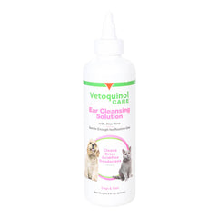 Vetoquinol Ear Cleansing Solution with Aloe  8 oz