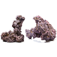 CaribSea LifeRock Shrooms Purple, Brown, 1ea/12 in, 2 pk