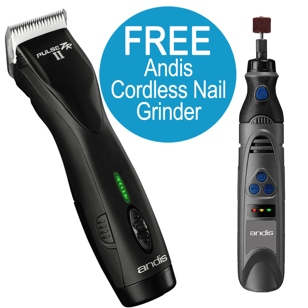 Pulse ZR II Clipper  w/ FREE Cordless Nail Grinder