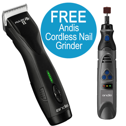 Pulse ZR II Clipper  w/ FREE Cordless Nail Grinder
