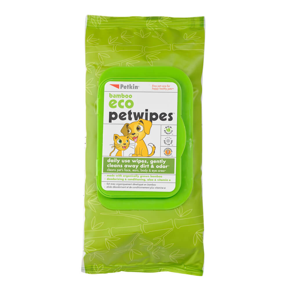 Bamboo Eco Petwipes 80 Count