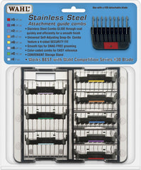Wahl Stainless Steel Attachment Combs  8 Sizes
