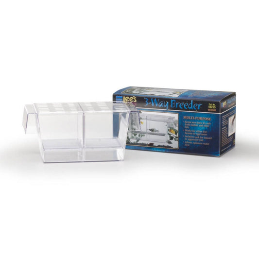 Lee's Aquarium & Pet Products Two-Way/Guppy Breeder Clear, 1ea/SM