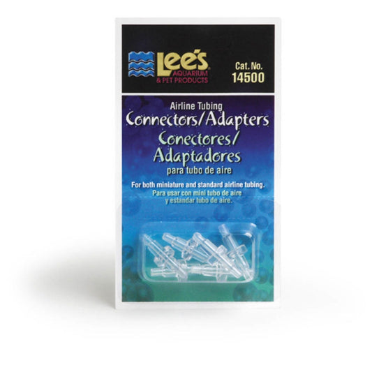 Lee's Aquarium & Pet Products Airline Connectors/Adapters Clear, 1ea/6 ct