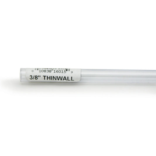 Lee's Aquarium & Pet Products Thinwall Rigid Aquarium Tubing Clear, 1ea/3/8 In X 36 in.