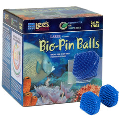 Lee's Aquarium & Pet Products Bio-Pin Ball Filter Media Blue, 1ea/74 ct, LG