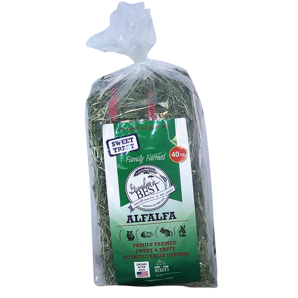Paca de heno de alfalfa Grandpa's Best, 40 onzas