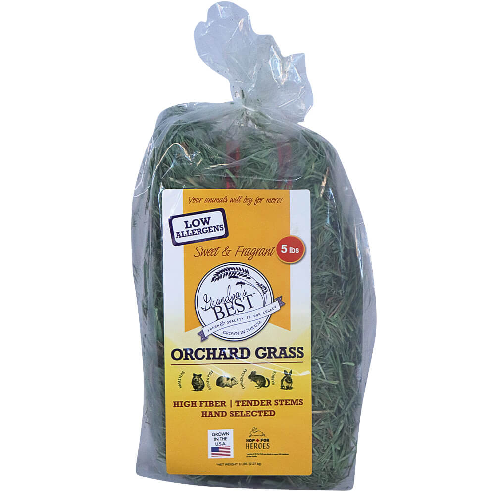 Grandpa's Best Orchard Grass Bale, 5 lbs