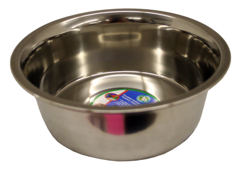 Indipets Regular Stainless Steel Bowl, 2 qt