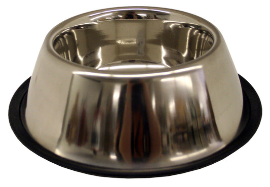 Non-Tip Stainless Steel Bowl  32 oz Spaniel Style