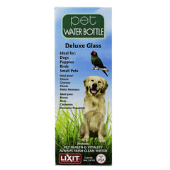 Lixit Glass Water Bottle 16 oz, Large Tube