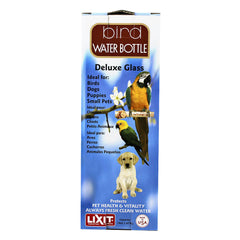Lixit Glass Water Bottle 16 oz, Large Tube