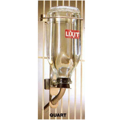 Botella de agua de vidrio Lixit de 32 oz, tubo grande