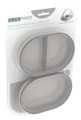 SureFeed Microchip Feeder Mat and Bowl Set, Gray