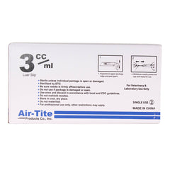 Jeringas Air-Tite con agujas de 3 cc-22 g x 3/4" LS
