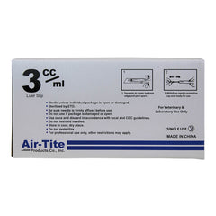 Air-Tite Syringes w/Needles  3cc LS x 25 g x 5/8"