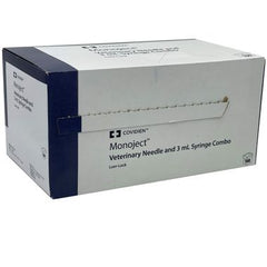 Monoject Syringe w/Needles, 3 cc LL/22g x 3/4