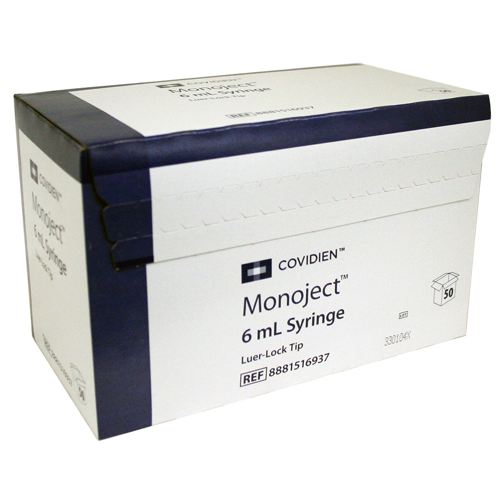 Rx Syringe  6cc LL  Monoject  50 Count