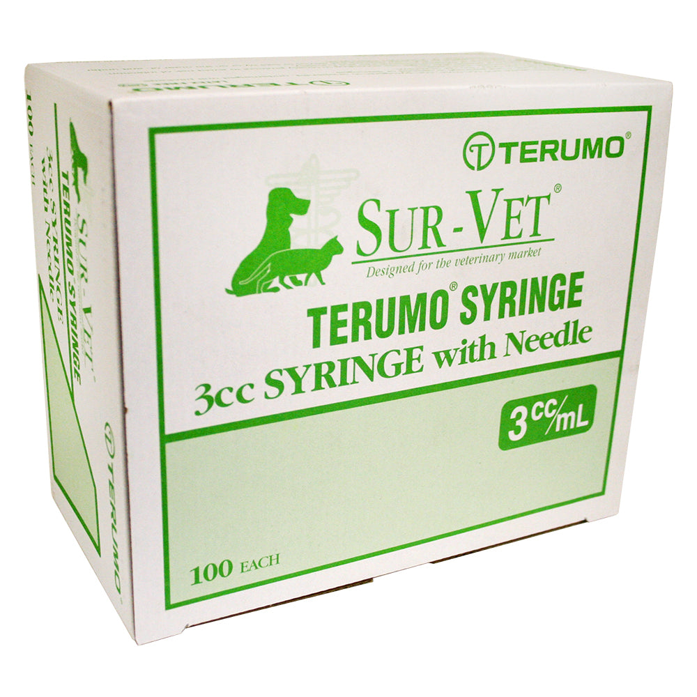 حقنة Rx Terumo SUR-VET سعة 3 سم مكعب 25x5/8 LL