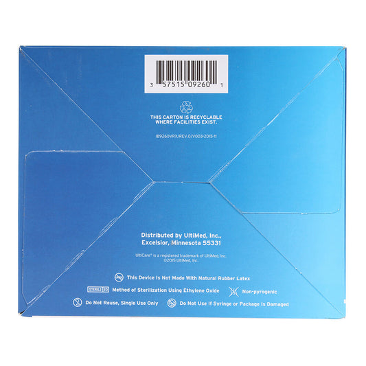 Jeringa de insulina UltiCare U-40 de 1/2 cc, calibre 29 x 1/2", paquete de 100 unidades sin contenedor de eliminación