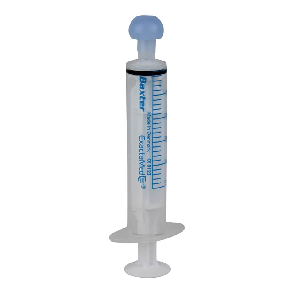 Baxter Oral Syringe Full Plunger Clear, 5 cc