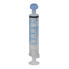 Baxter Oral Syringe Full Plunger Clear, 5 cc