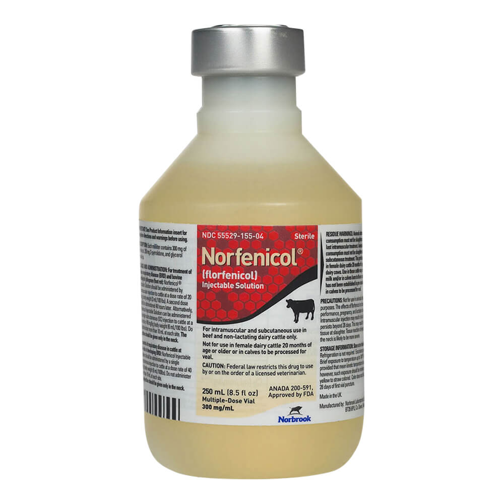 Rx Norfenicol Injectable solution 250 ml