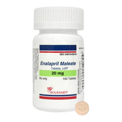 Enalapril 20 mg x 100 comprimidos (con receta médica)