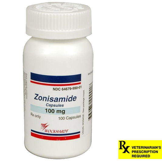 Rx Zonisamide, 100 mg x 100 Capsules
