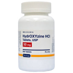 Rx Hydroxyzine 50mg x 500 tablets