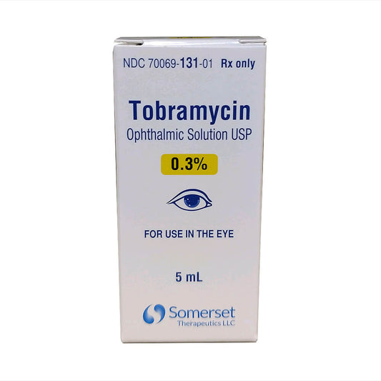 Rx Tobramycin 0.3% x 5ml bottle