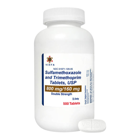 Rx SMZ/TMP 960mg x 500 tablets