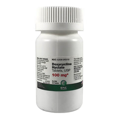 Rx Doxycycline 100mg x 50 tablets