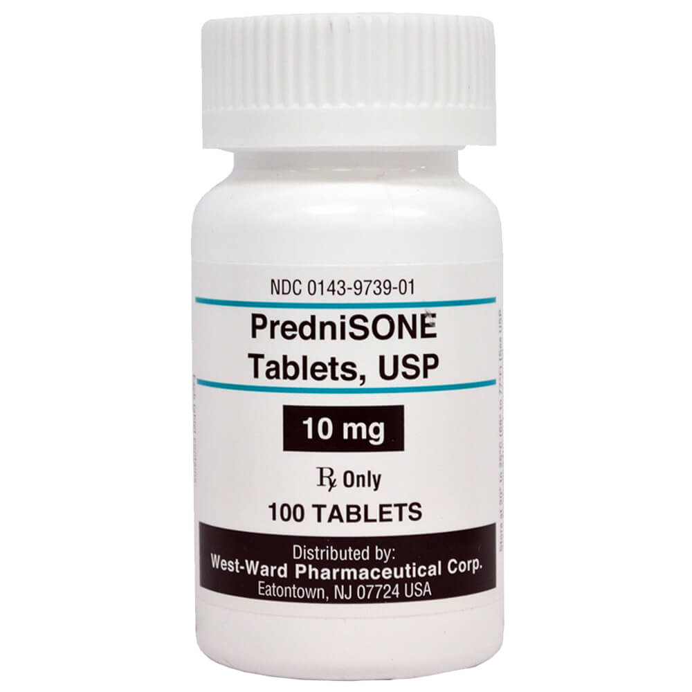 Rx Prednisone 10mg x 100 tablets