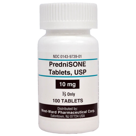 Rx Prednisone 10mg x 100 tablets