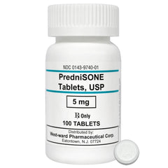 Rx Prednisone 5mg x 100 tablets