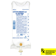 Rx Lactated Ringer's Inj 5% Dextrose, 1000ml