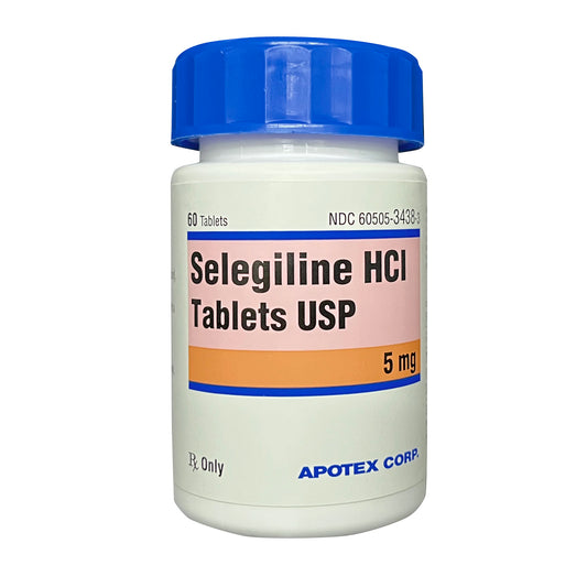 Rx Selegiline HCI 5mg, 60ct